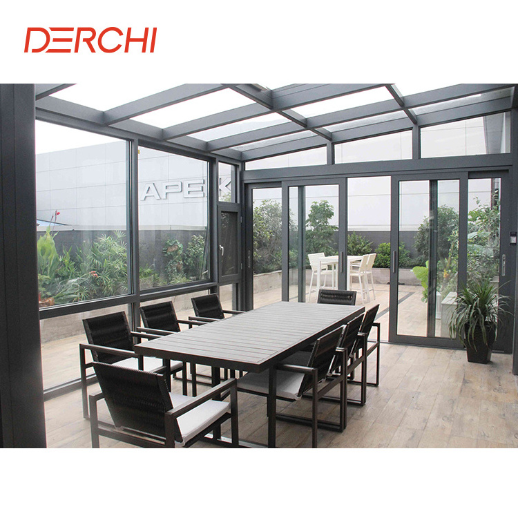 contemporary garden design aluminum frame patio glass 4 season sunroom houses