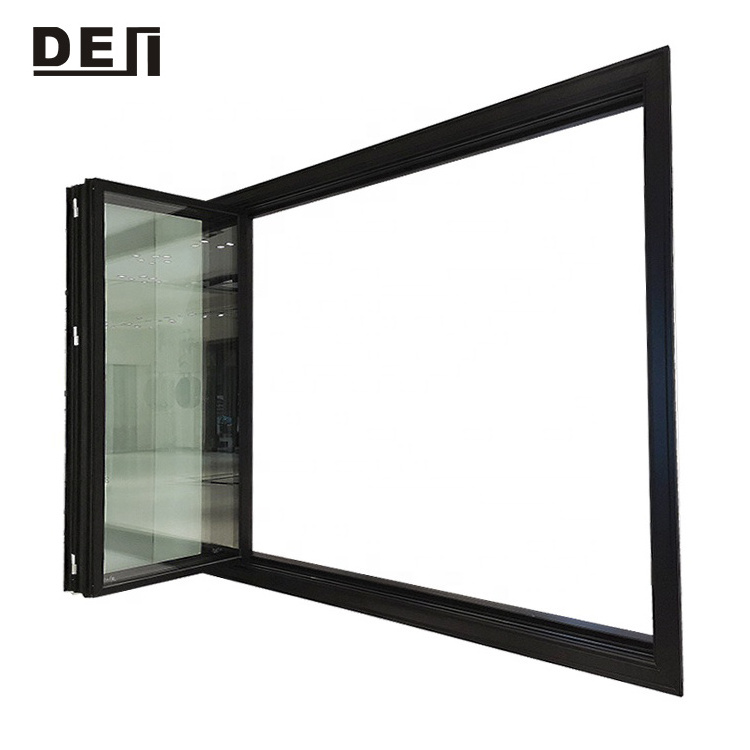 Cheap philippines aluminium bi folding window foshan folding windows and doors