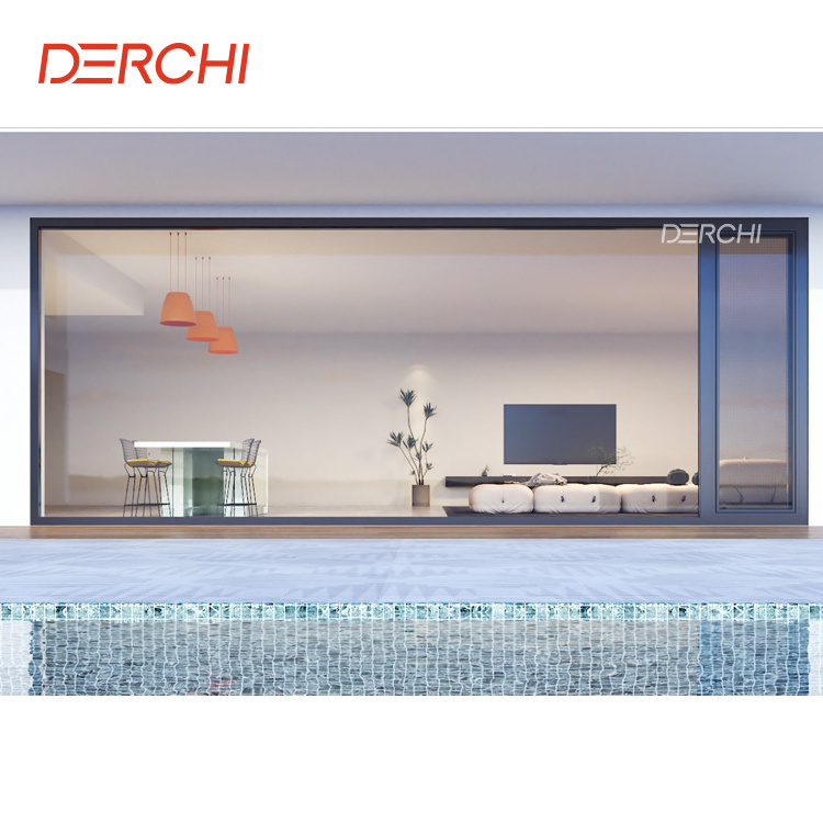 DERCHI NEW Styles Thermal break aluminum glass slide and tilt window