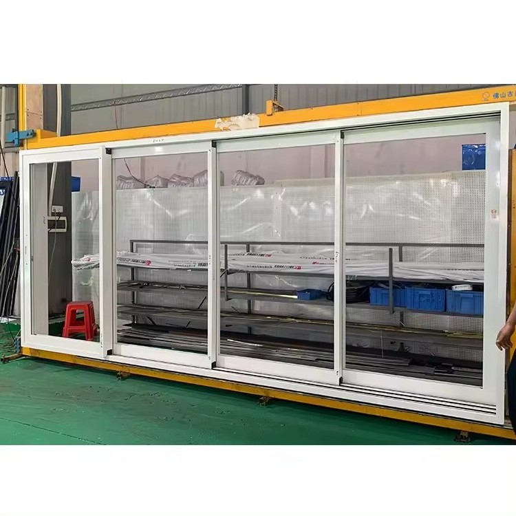 DERCHI NFRC Hurricane-proof and water-proof exterior aluminum glass sliding door energy efficient sliding door