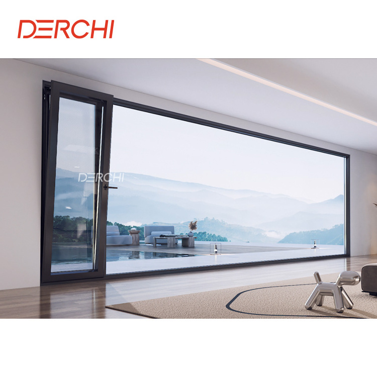 DERCHI NEW Styles Thermal break aluminum glass slide and tilt window