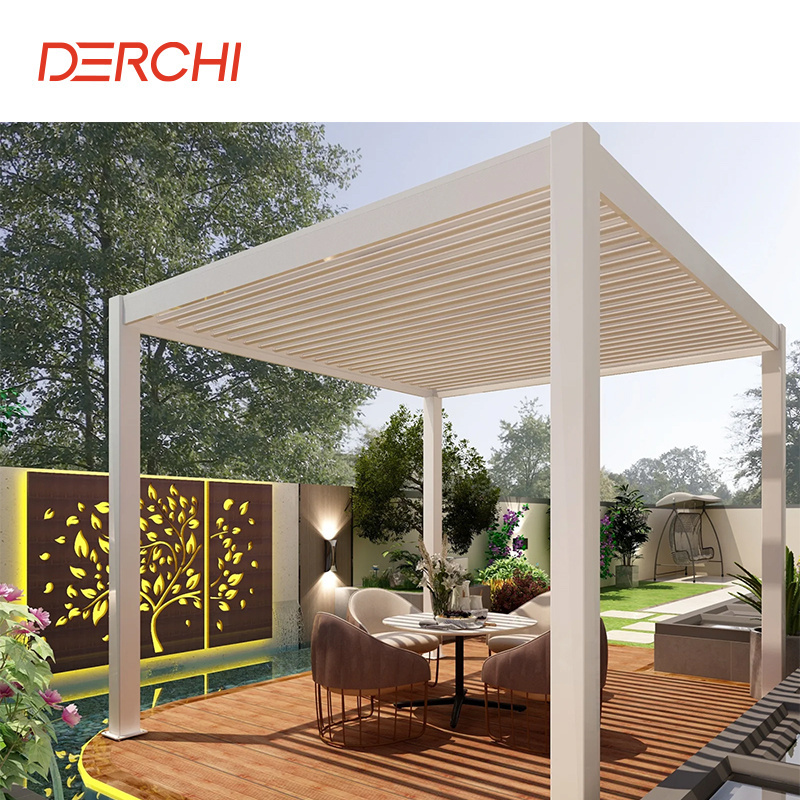 Outdoor Modern Aluminium Pergola 3x3 3x4 Waterproof Pergola Patio Gazebo 2x4 Canada Gazebo 3x4