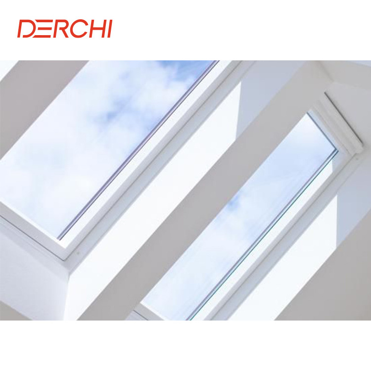 Luxury rainproof aluminum artificial skylights roof top windows