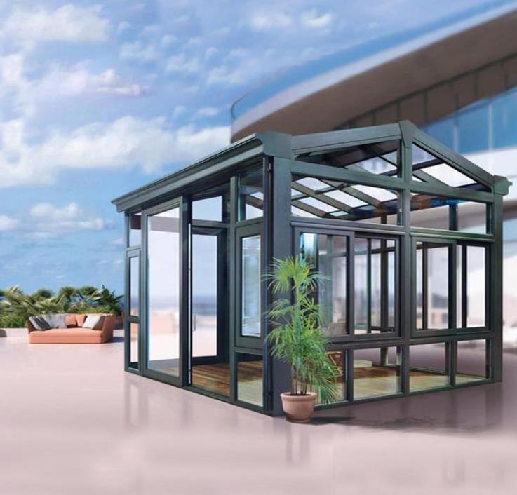 aluminum sunroom glass houses  prefab sun porch patio screen enclosure for home garden design