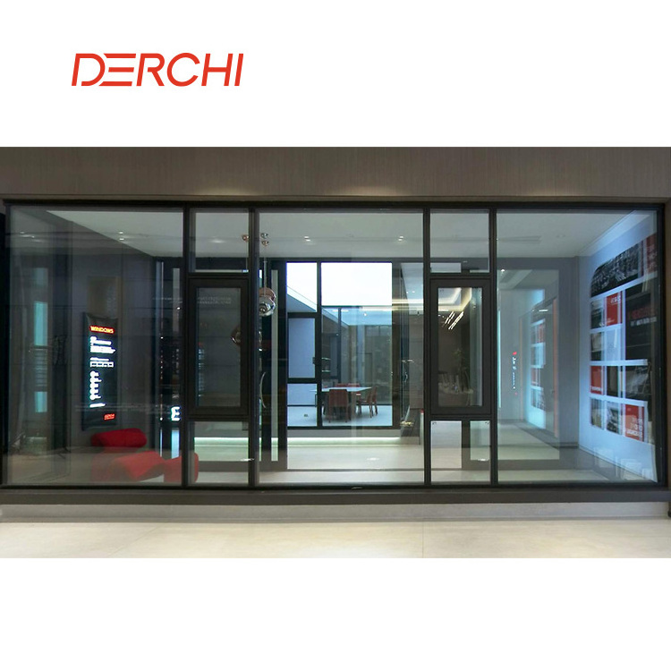 Hurricane Impact Windows Thermal Break Aluminum Casement Window Double Toughened Glass Aluminum Windows