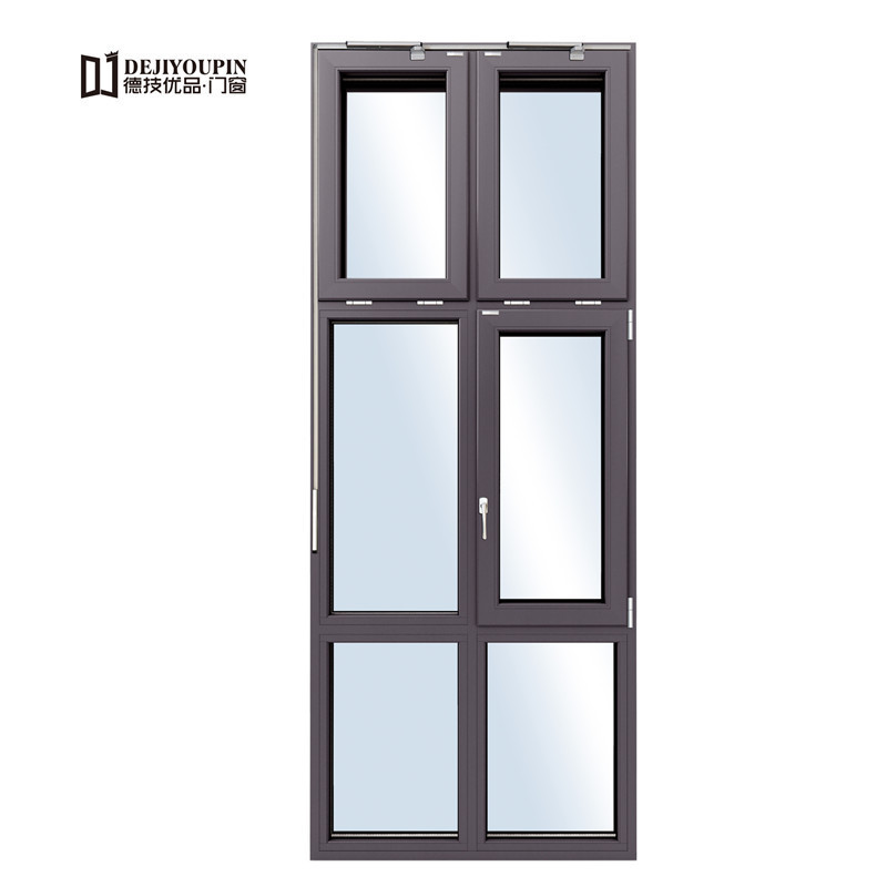 Aluminium Window DJYP W121 Series Gem Aluminium Traditional Patio Swing Windows For Renovate House