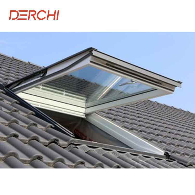 Luxury rainproof aluminum artificial skylights roof top windows