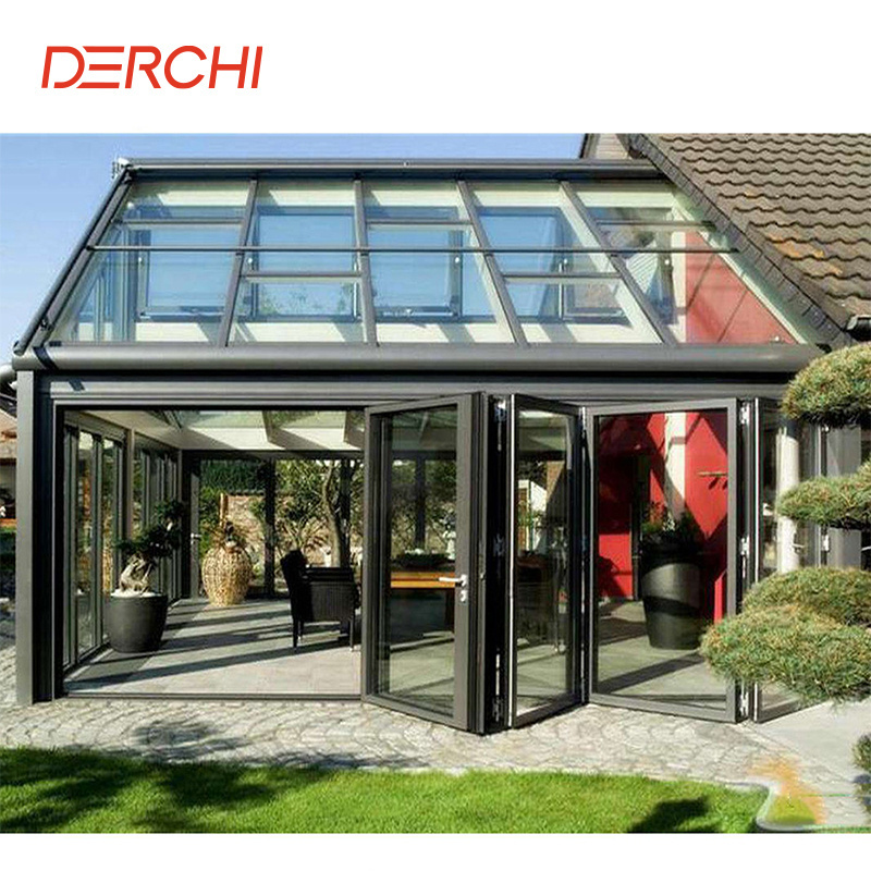 Winter garden free standing solarium aluminum tempered glass sunrooms glass houses