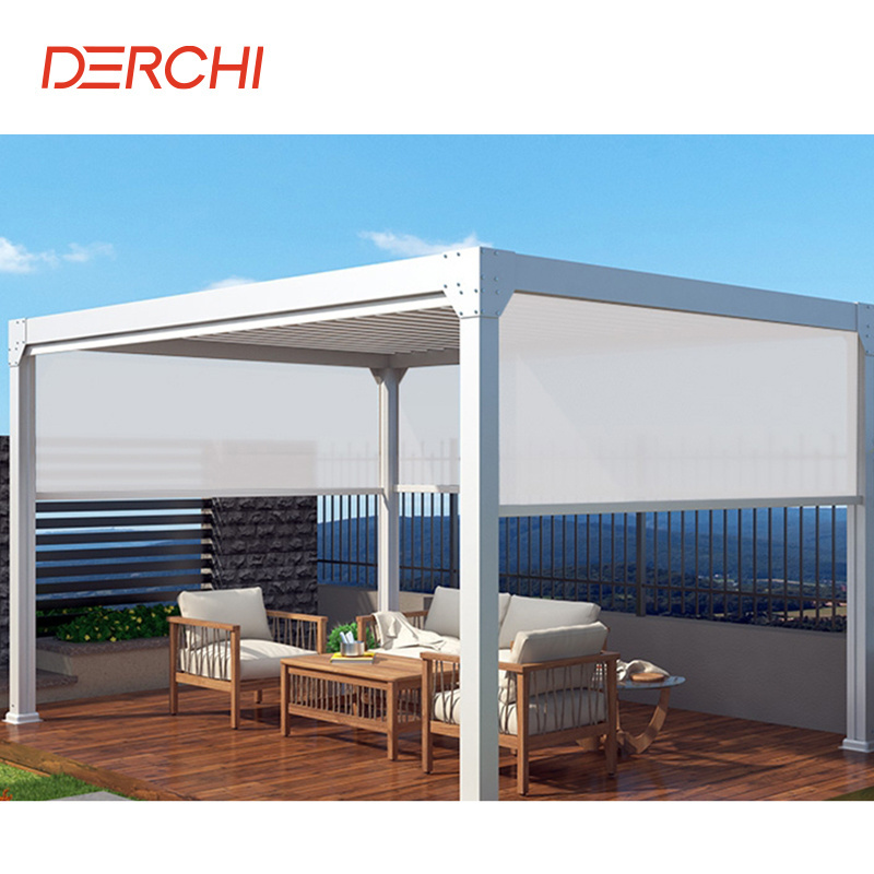 pergola aluminium bioclimatic 5x3 louvered roof Gazebo pergola kits