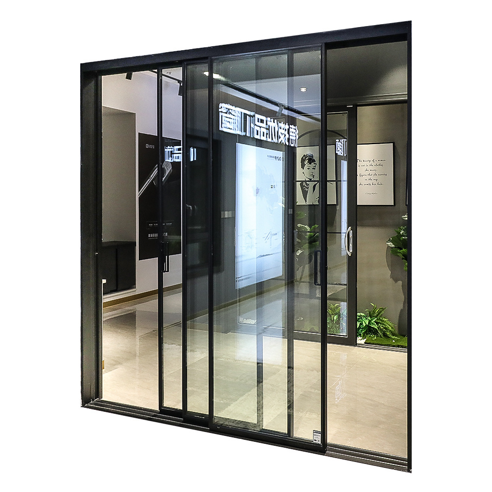 Thermal Insulation Sound Insulation Luxury Partition Wall  Aluminum Sliding Door