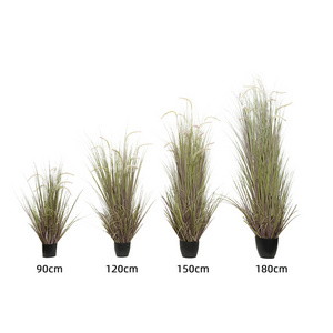 High Quality Indoor Artificial Plants dog tail setaria viridis cattail grass