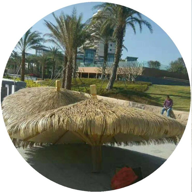 Free Sample 2020 factory directly cost price all kinds of beach thatch umbrella