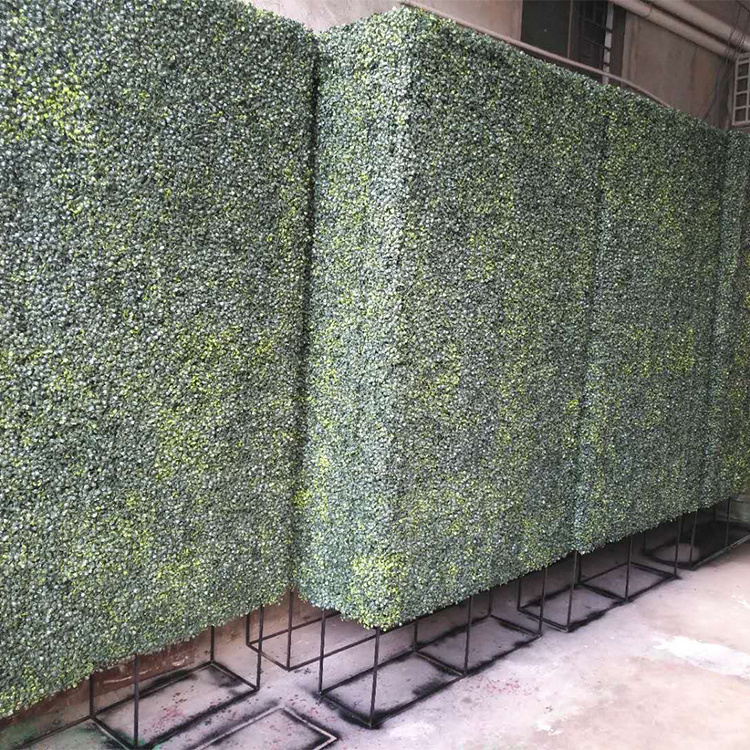 Hanging Wall Plants Outdoor Artificial Boxwood Hedge Wall, Artificial Green Grass Panel, Hanging Wall Plants Outdoor