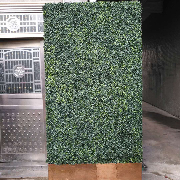 Evergreen Artificial Flower Outdoor Boxwood Wall 3D Greenery Walls