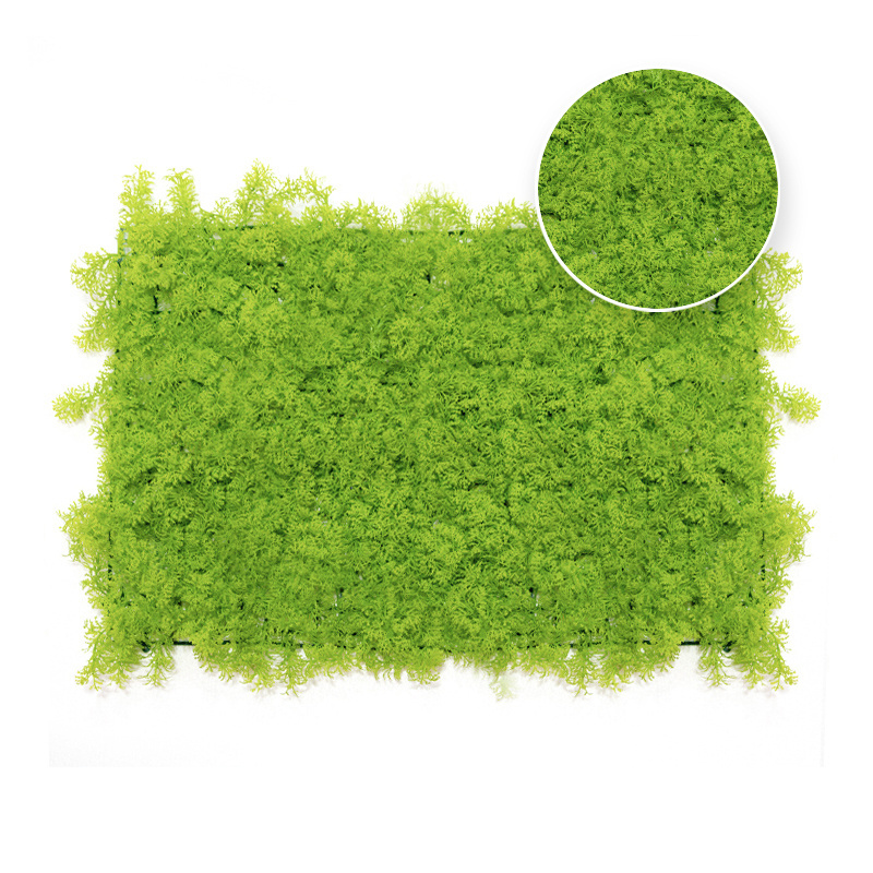 High quality Trident grass New Design Custom Artificial Green Plant Wall Grass for decoration