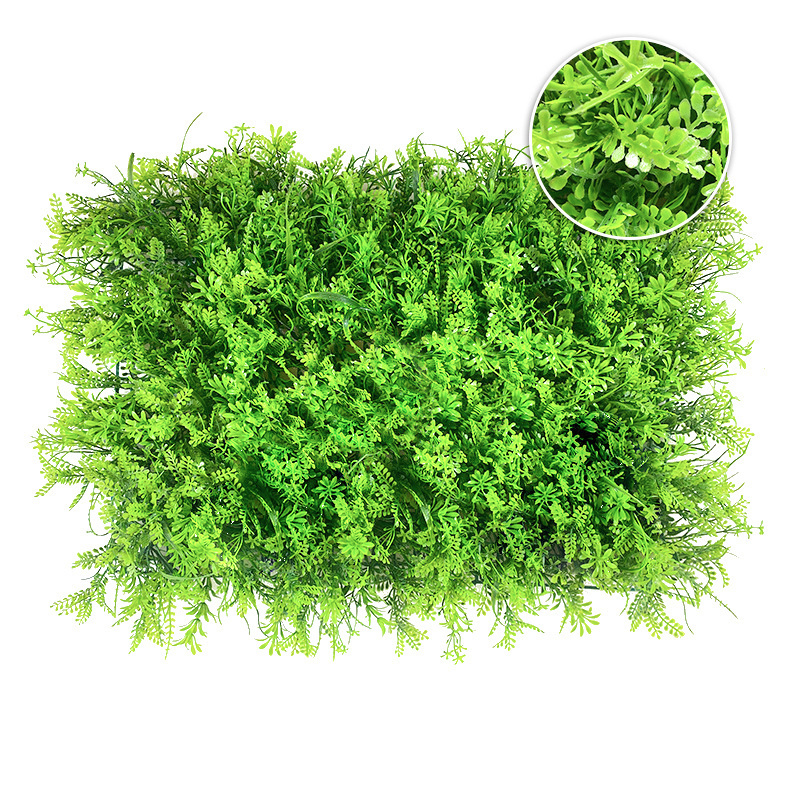 High quality Trident grass New Design Custom Artificial Green Plant Wall Grass for decoration