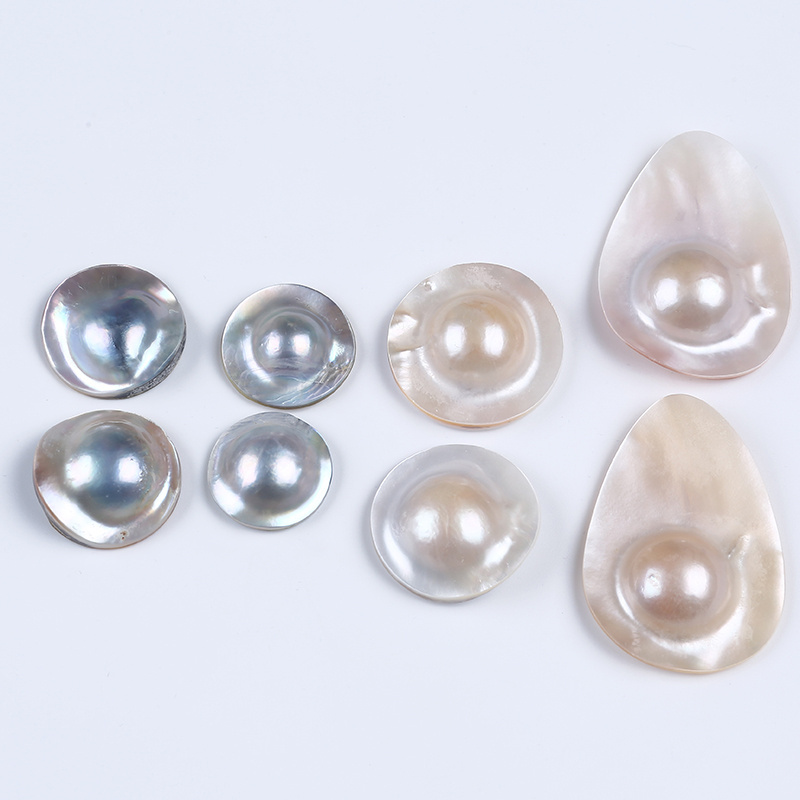 wholesale natural saltwater Seashell and freshwater Shell Mabe Pearl Loose Beads