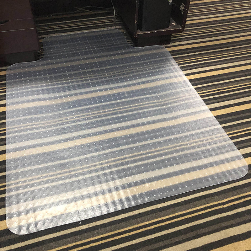 pvc chair mat with thansparent