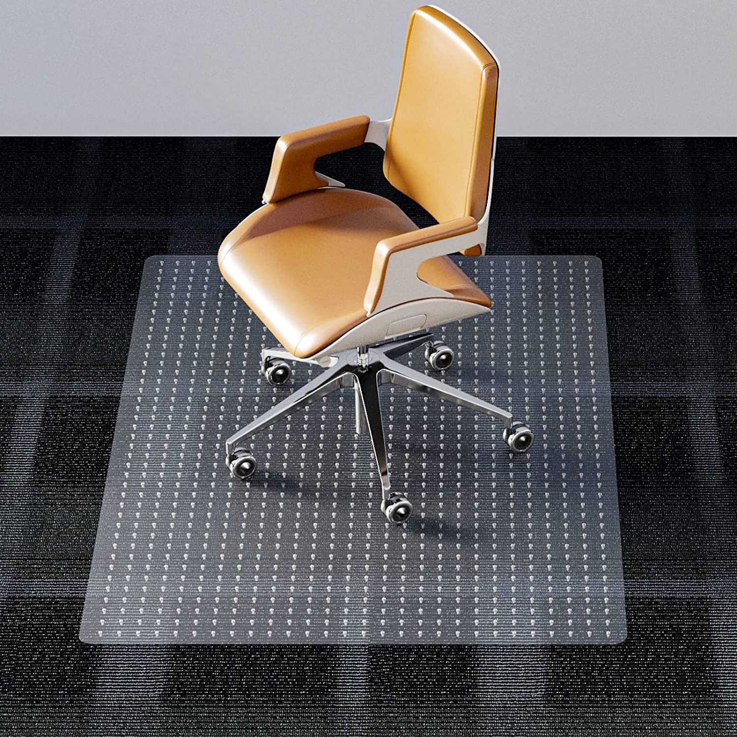 pvc chair mat with thansparent