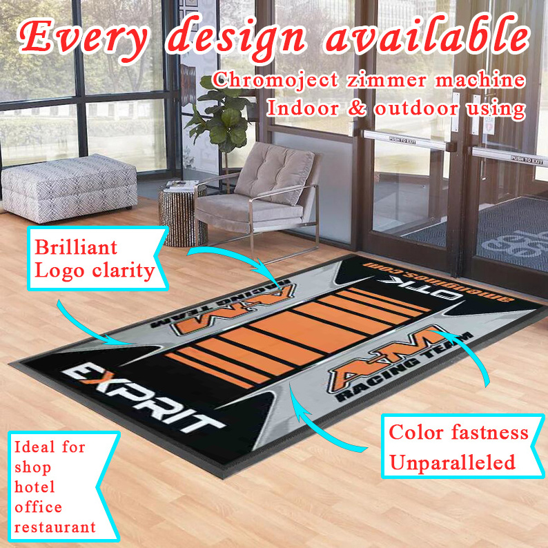 Motorbike Motocross 100% Rubber Garage Motorcycle Waterproof Floor Go Kart Pit Floor Logo Bar Mat Carpet