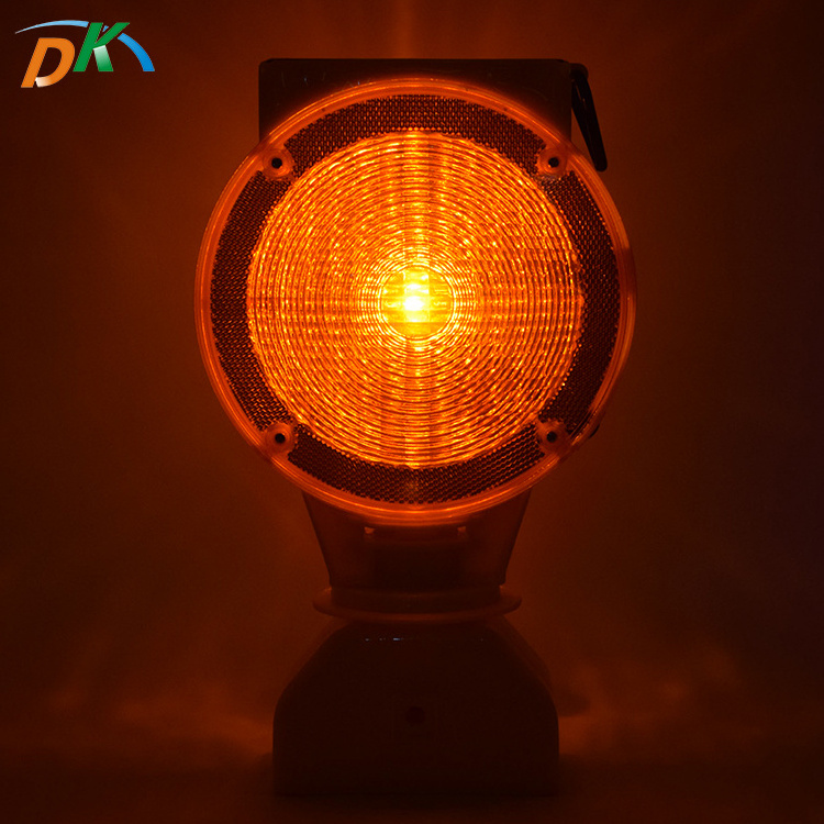 Solar Powered Waterproof LED Traffic Barricade block light construction warning light