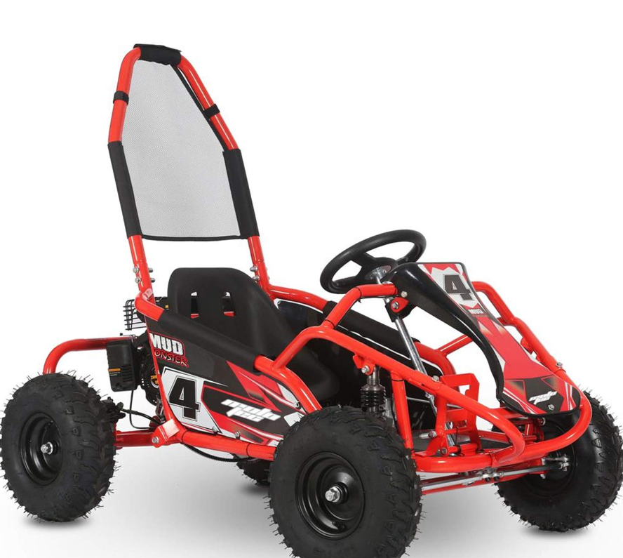 Premium Quality Mud Monster XL 212cc 2 Seat Go Kart Full Suspension Red for sale