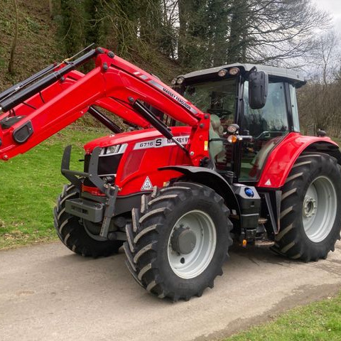 used/second hand/new tractor 4x4wd Massey Ferguson 120hp with farm equipment agricultural machinery