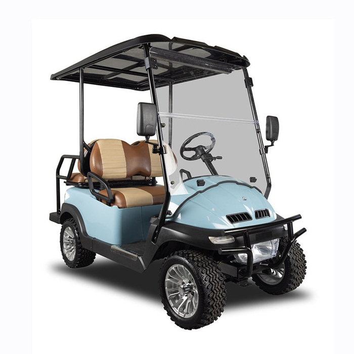 New Design 4 seater(2+2) electric golf cart with Flip-flop seat (plastic)