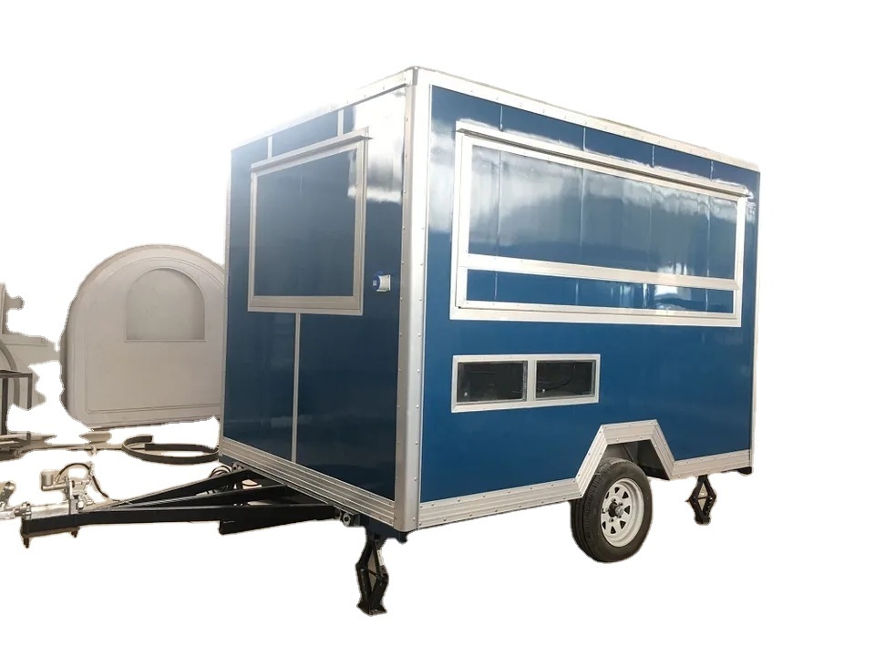 Mobile Food Cart Truck Trailer with Kitchen Frozen Car Customised Customizable