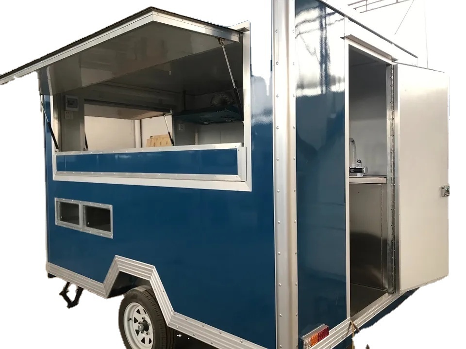 Mobile Food Cart Truck Trailer with Kitchen Frozen Car Customised Customizable