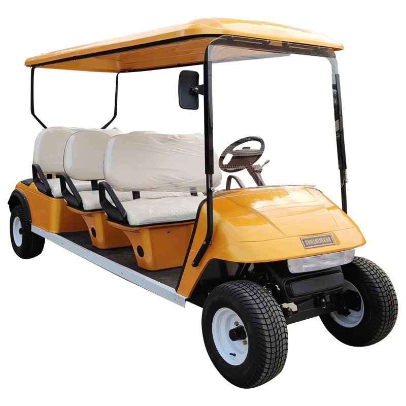 4 Passengers Electric Cart Golf Buggy for Airport Use with Curtis 1232ser controller