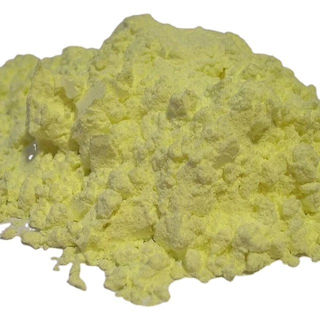 yellow sulphur granules