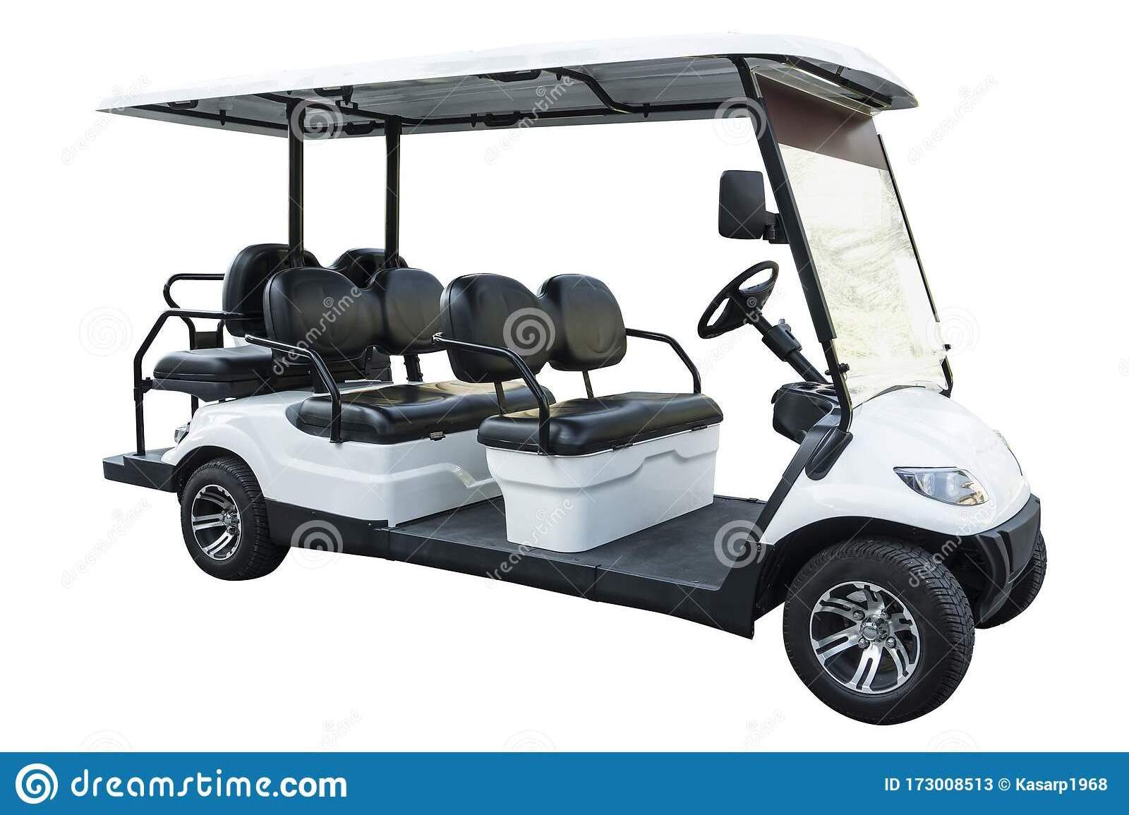 Import golf carts from china Brand New Design Factory 4 Seat Sightseeing Bus Club Cart Electric Golf Buggy