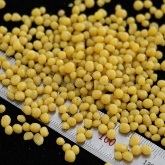 yellow sulphur granules