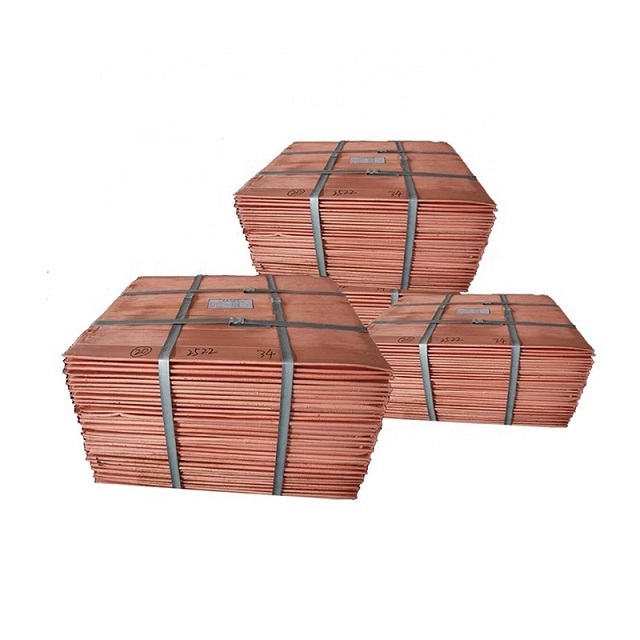 suppliers Promotional Pure Electrolytic Copper Cathode Copper Sheet Plate 99.99% Manufacturer