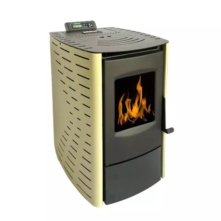 Portable With Self-Clean System 7.5Kw Indoor Heating Fireplace Cheap Smokeless Wood Pellet Stove