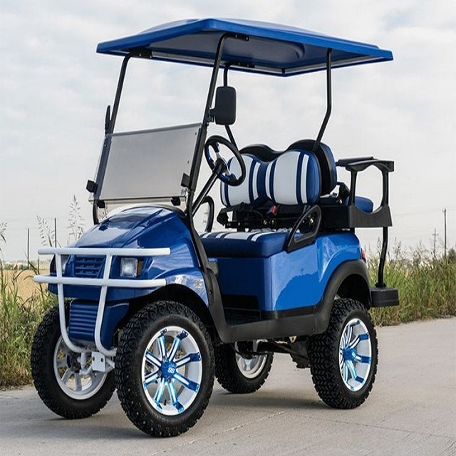 Factory Outlet 4 6 Person Seat Lithium Battery Folding Electric Golf Carts with CE Certificate Custom Elect