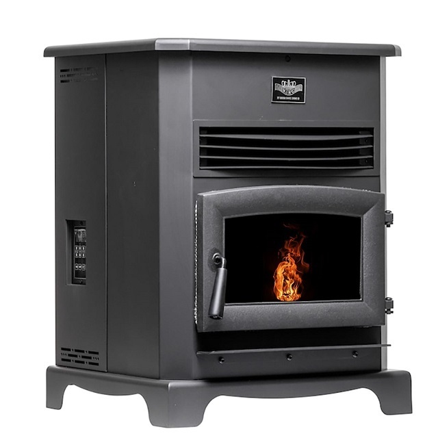 24KW Automatic Feeding wood burn Pellet Fireplace Hydro Biomass indoor heating Stove for European import fro