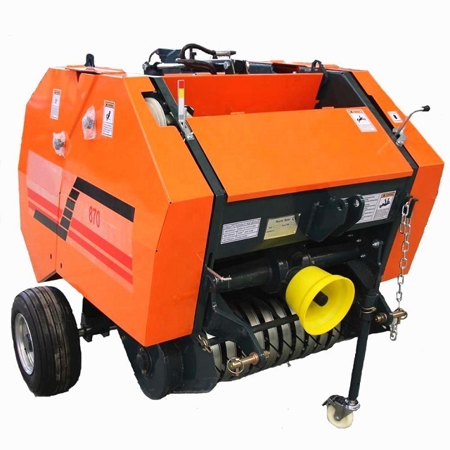 Hot Sale Hay and Straw Baling Machine Grass Baler Mini Round Hay Baler for Sale