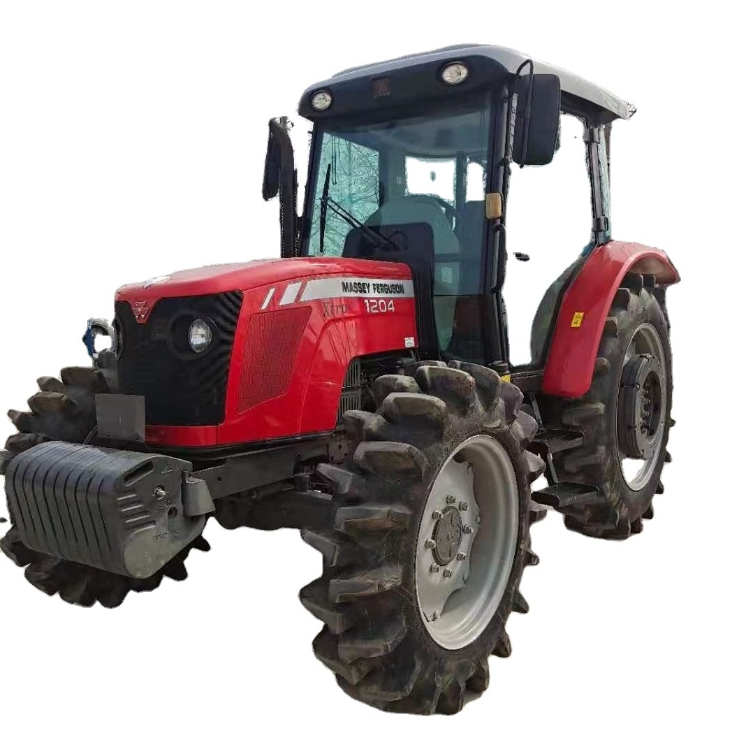 Cheap low price massey ferguson used second hand farming machinery 120HP 4W tractor for sale massey ferguson 3852wd