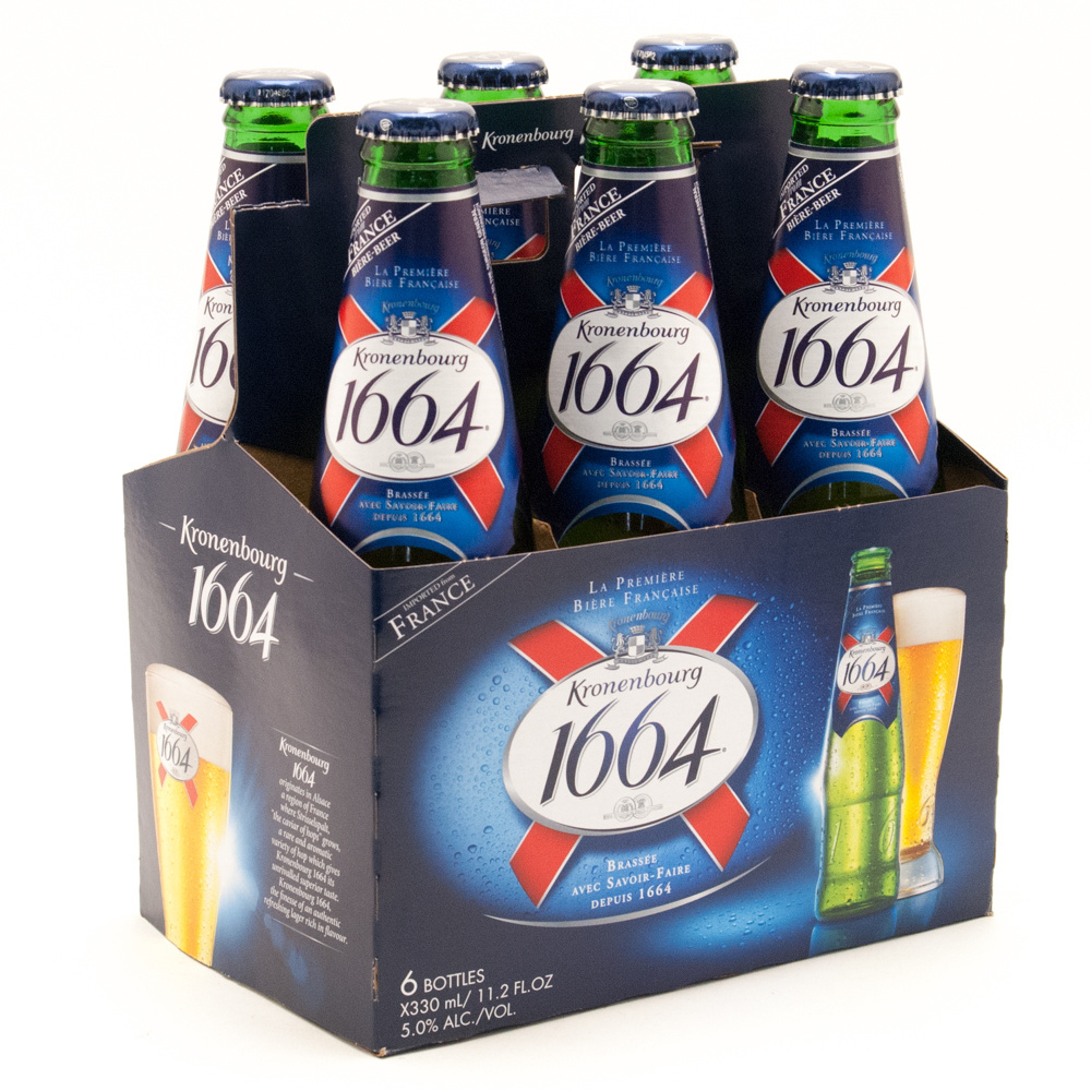 Kronenbourg Premium Blanc Beer 1664, Type Life Champagne Variety Alcohol Product Place Model