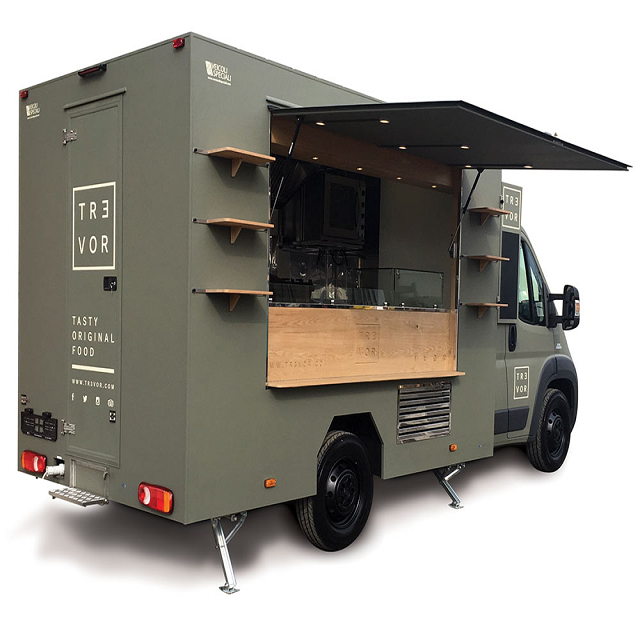 Mobile Food Trailer Street Mobile Food Cart In Electrical Mobile Food Truck on Sale Steel For Cheap Price