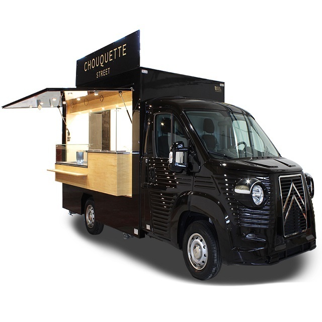 Fast Food Truck Restaurant Food Cart Vending Van Catering Truck Mobile Food Trailer For Sale