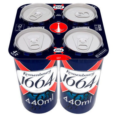 Kronenbourg Premium Blanc Beer 1664, Type Life Champagne Variety Alcohol Product Place Model