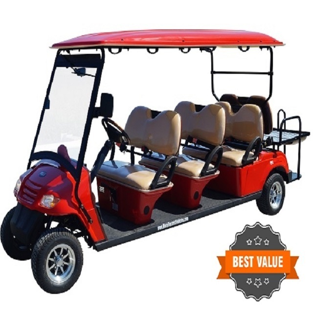 Hot Selling Chinese Design Golf Cart And Accessories Street Legal 6 Seater Golf Cart Electric With Air Conditioner