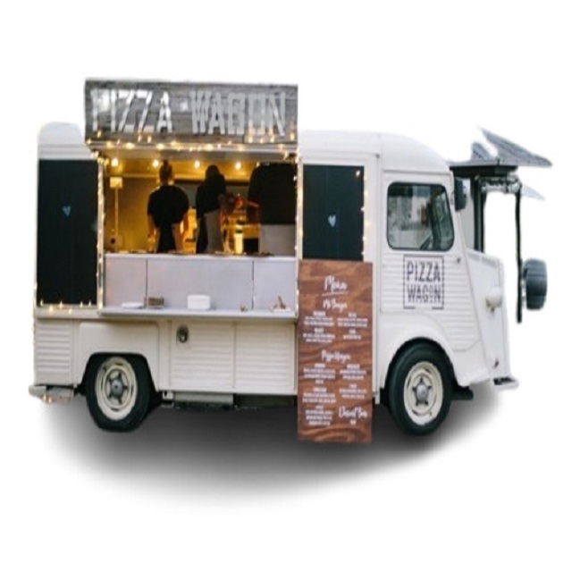 Fast Food Truck Restaurant Food Cart Vending Van Catering Truck Mobile Food Trailer For Sale