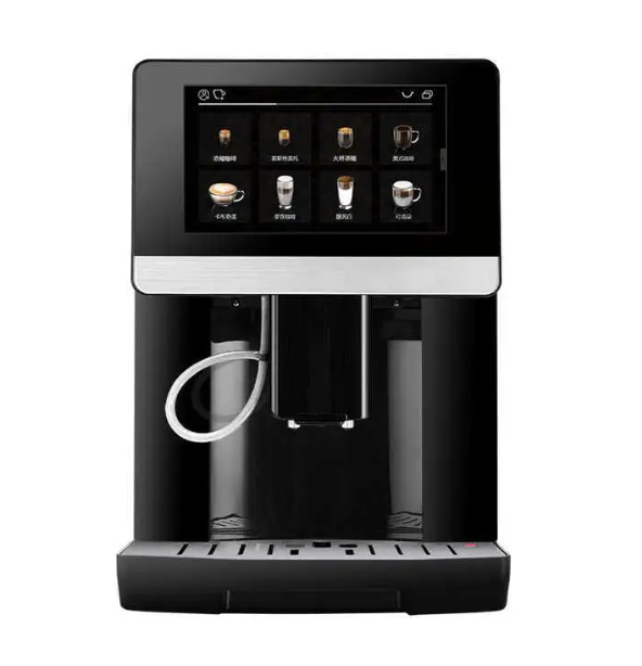 10.1 inch touch screen coffee shop barista commercial automatic coffee machine from bean to cup with grinding system