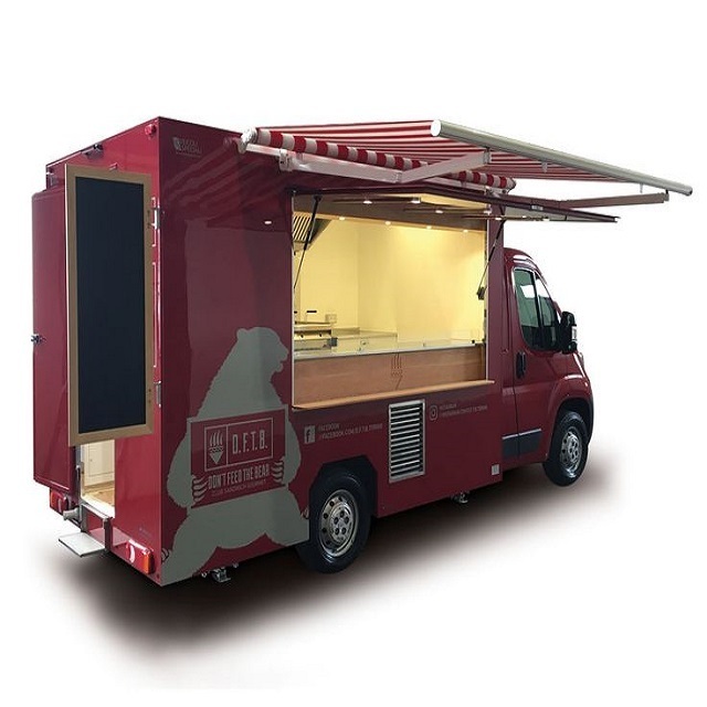 Mobile Food Trailer Street Mobile Food Cart In Electrical Mobile Food Truck on Sale Steel For Cheap Price