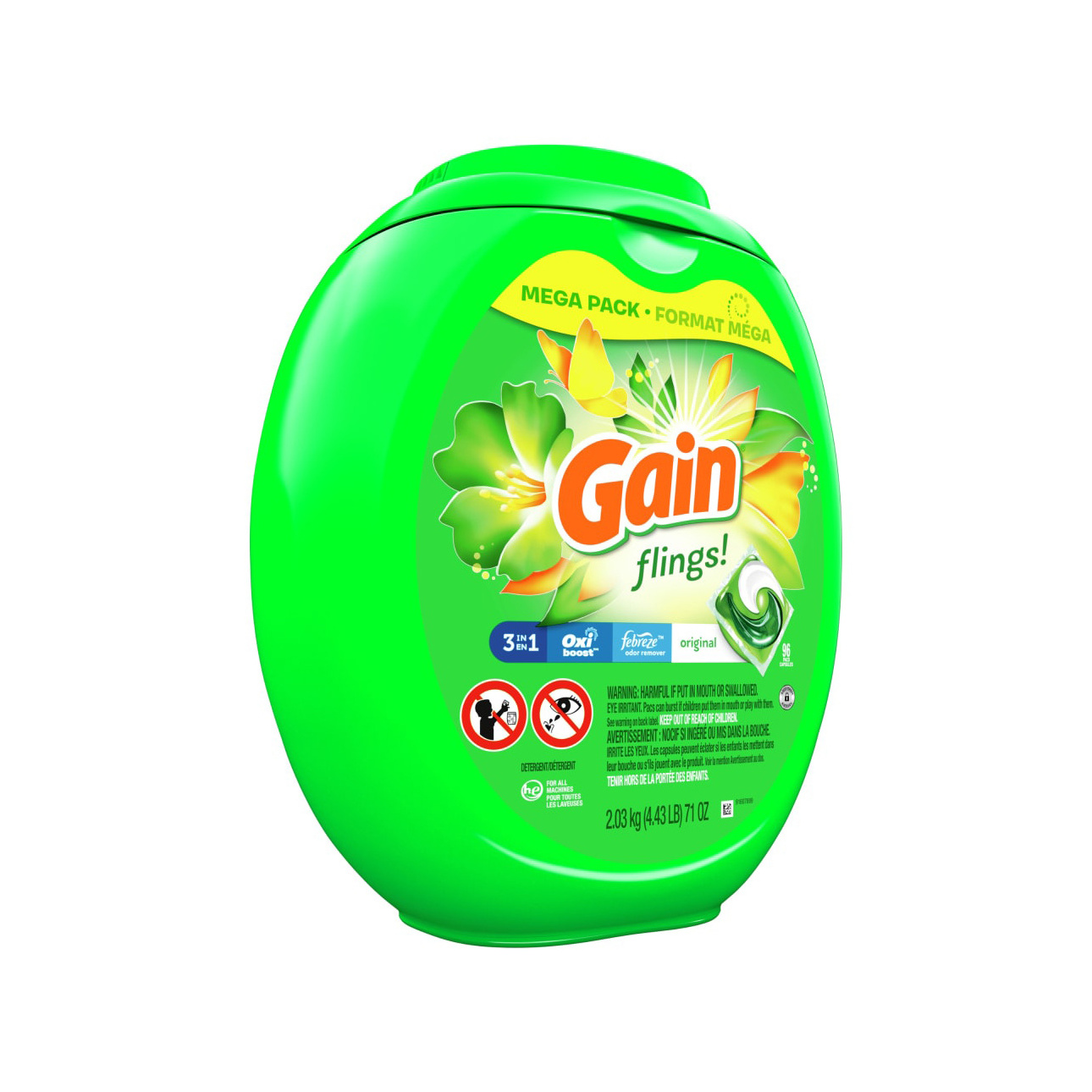 Bulk high quality Gain laundry detergent washing powder soap for sale worldwide