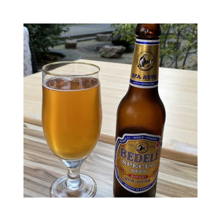 Premium quality craft Bedele Beer of the Champions Sneijder Weiss 330 ml bottle fresh taste low bitterness and slightly acid